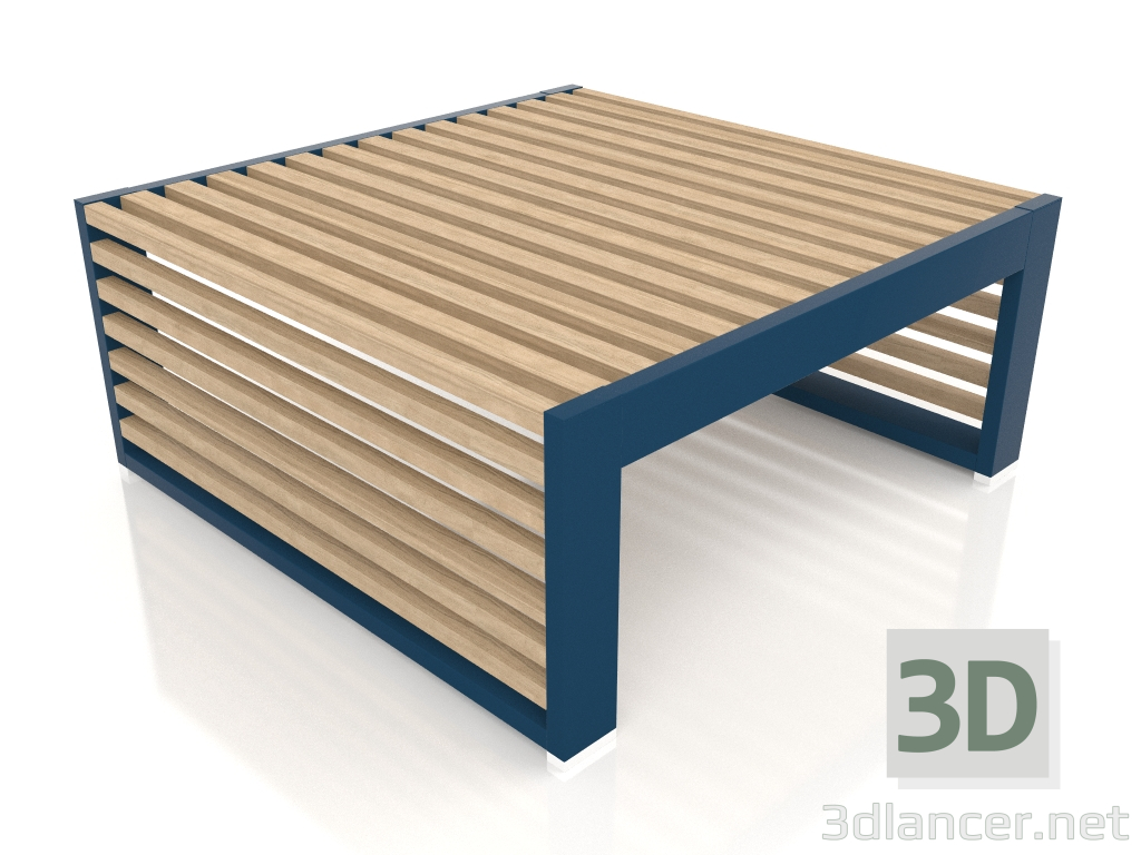 Modelo 3d Mesa lateral (azul cinza) - preview