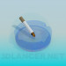 Modelo 3d Cinzeiro com cigarro - preview