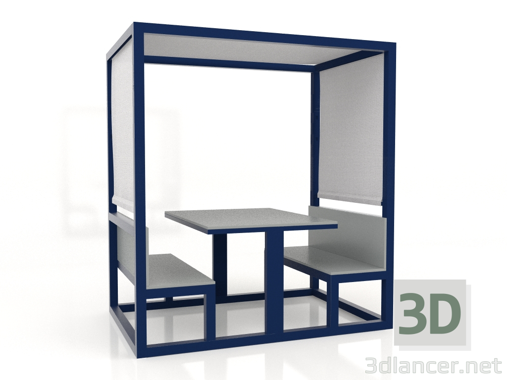 3d model Fiambrera (Azul noche) - vista previa