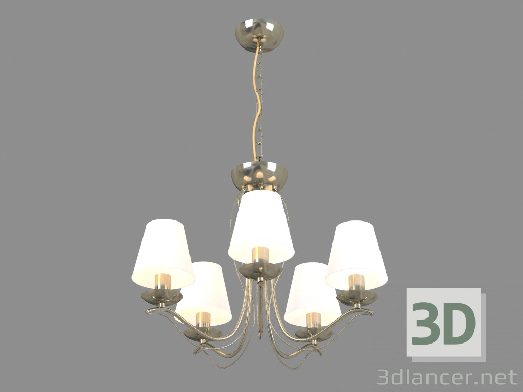 3d model Chandelier A9521LM-5AB - preview