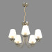 Modelo 3d Chandelier A9521LM-5AB - preview