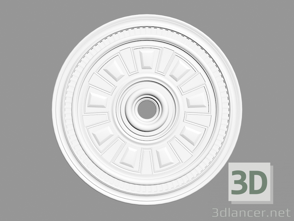 3d модель Розетка потолочная (Р45) – превью