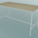 Modelo 3d Mesa retangular Base alta 85x190x105 (carvalho, branco) - preview