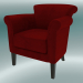 3d model Sillón Denver (Rojo) - vista previa