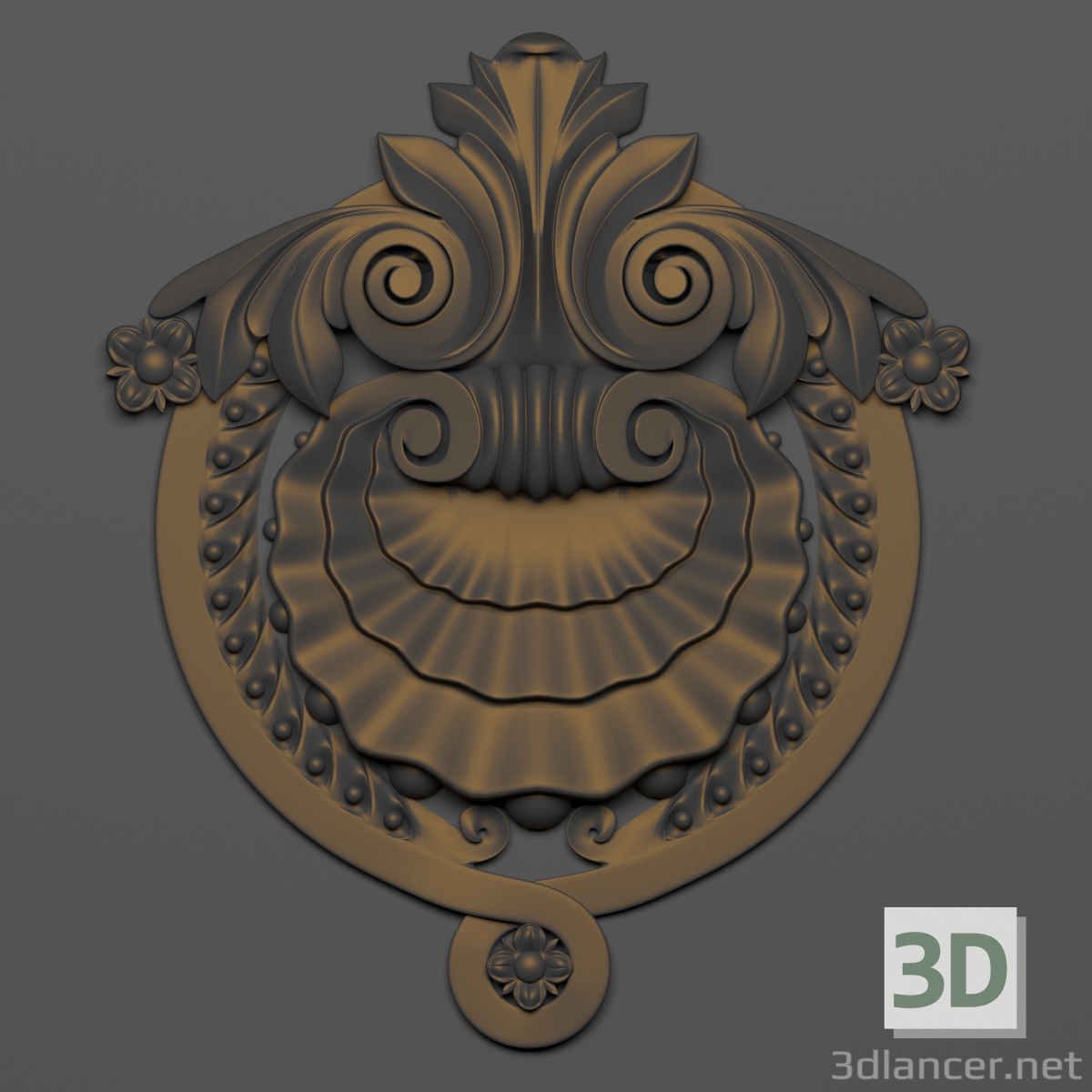 3d Cartouche 37 model buy - render