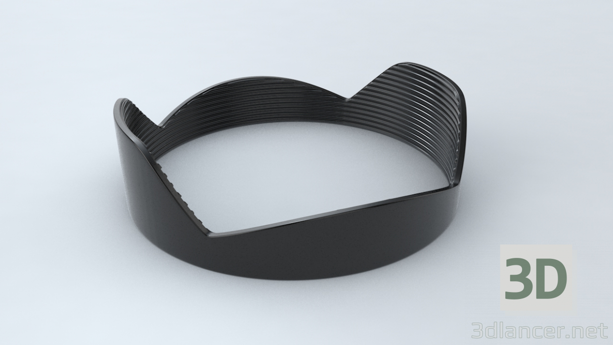 3d Lens Hood model buy - render