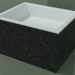 3D modeli Tezgah üstü lavabo (01R132301, Nero Assoluto M03, L 60, P 48, H 36 cm) - önizleme