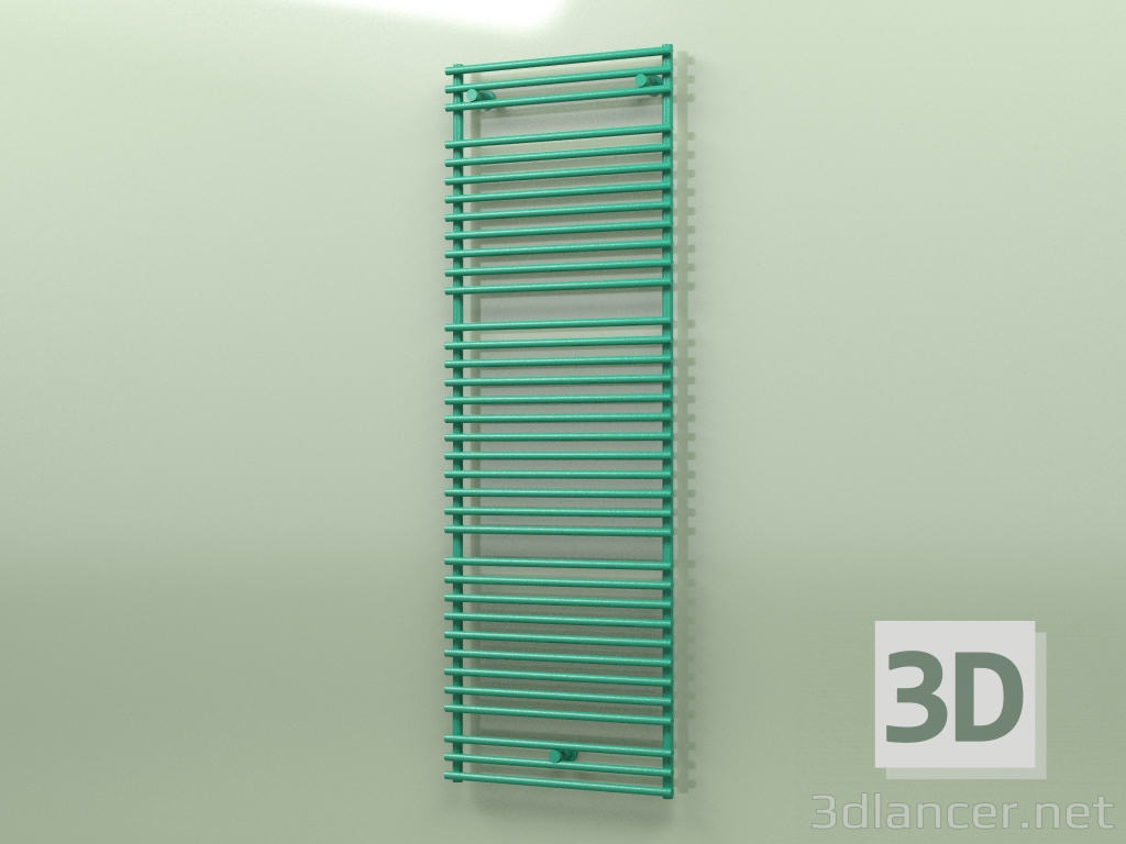 3d model Heated towel rail - Santorini (SAN 18 600 mm, RAL - 6016) - preview