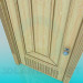 3d model Light wood door - preview