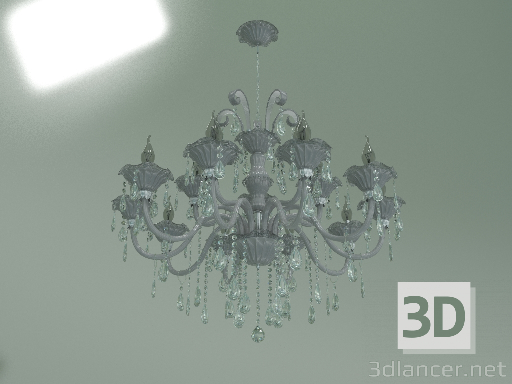 3d model Hanging chandelier 125-10+5 (Strotskis) - preview