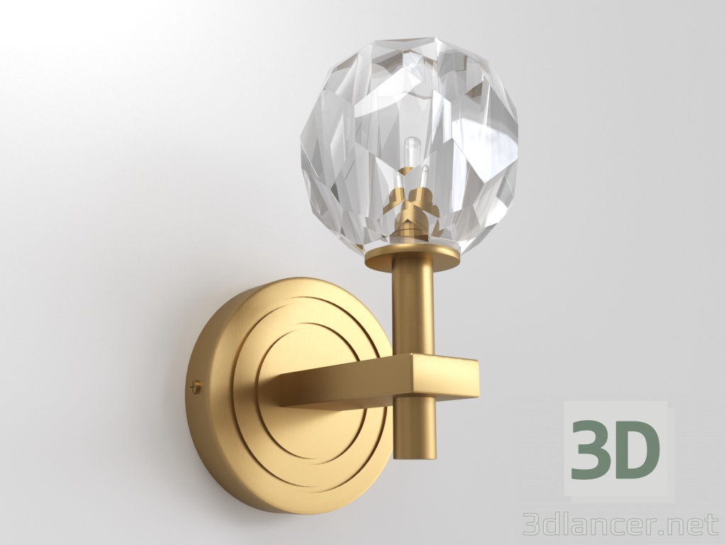 Modelo 3d RH Parede Dupla Dourada 44.2011 - preview