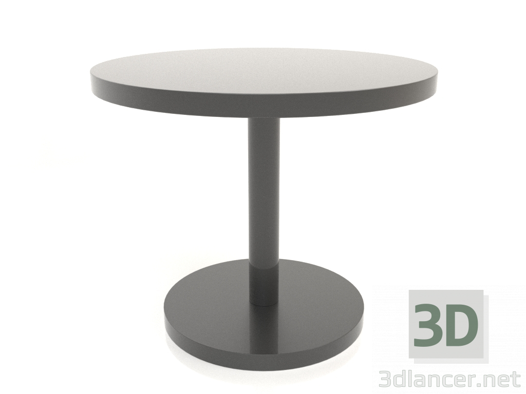 3d модель Стіл обідній DT 012 (D=900x750, black plastic color) – превью