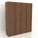 3D Modell Kleiderschrank MW 05 Holz (2465x667x2818, Holz braun hell) - Vorschau