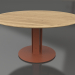 3d model Mesa de comedor Ø150 (Terracota, madera de Iroko) - vista previa