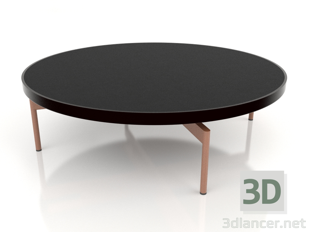 Modelo 3d Mesa de centro redonda Ø120 (Preto, DEKTON Domoos) - preview