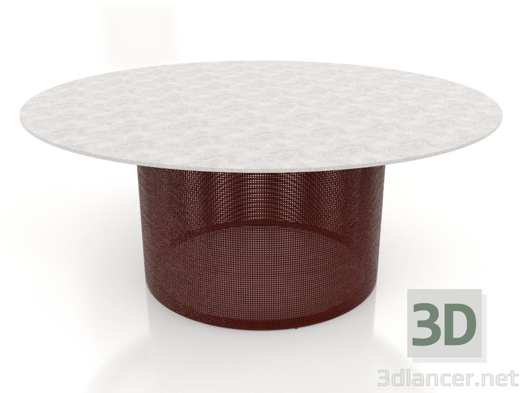 3d модель Стіл обідній Ø180 (Wine red) – превью