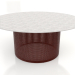 3d model Mesa de comedor Ø180 (Rojo vino) - vista previa