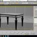 3d Table model buy - render