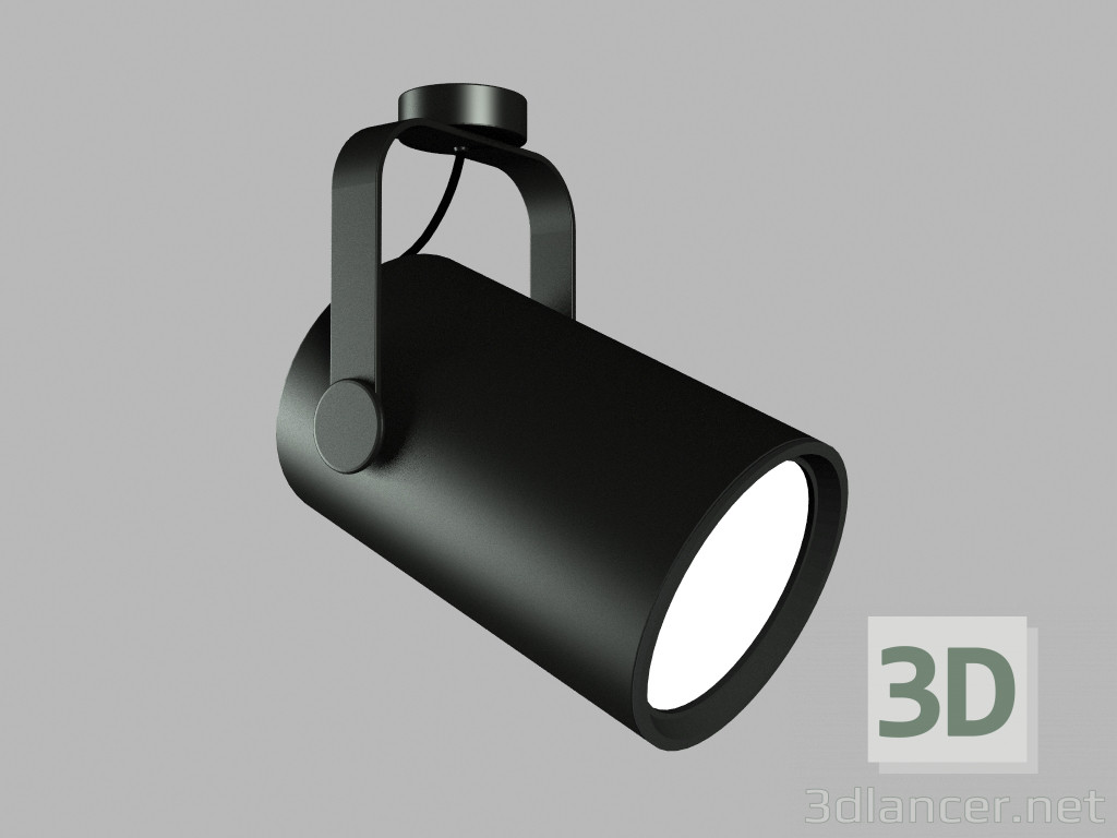 3d model Proyector de la lámpara de techo de madera - vista previa