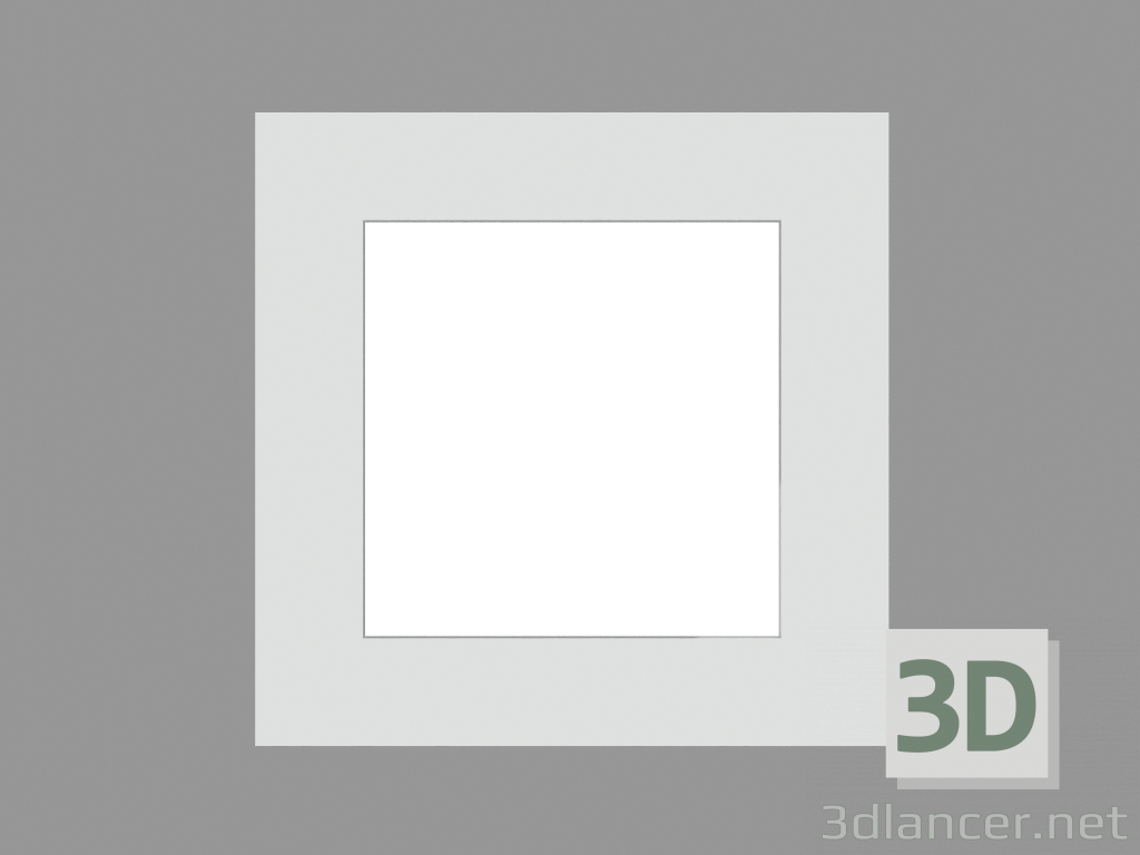 modello 3D Lampada da marciapiede ZIP SQUARE (S8879W LED) - anteprima