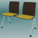 3d model Double bench (K22L2) - preview