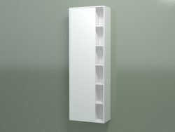 Armario de pared con 1 puerta izquierda (8CUCECS01, Glacier White C01, L 48, P 24, H 144 cm)