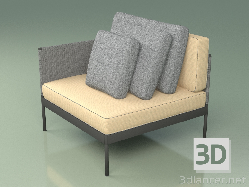 3d model Sofá modular (350 + 331, opción 1) - vista previa