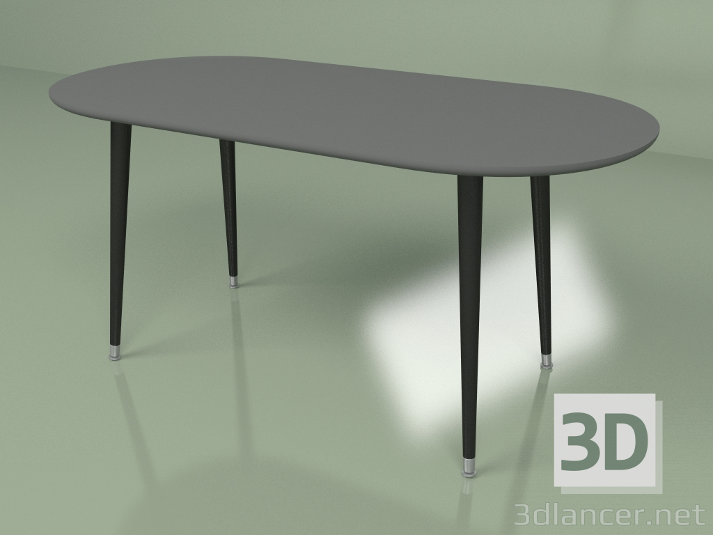 3D Modell Couchtisch Seifenfarbe (dunkelgrau) - Vorschau