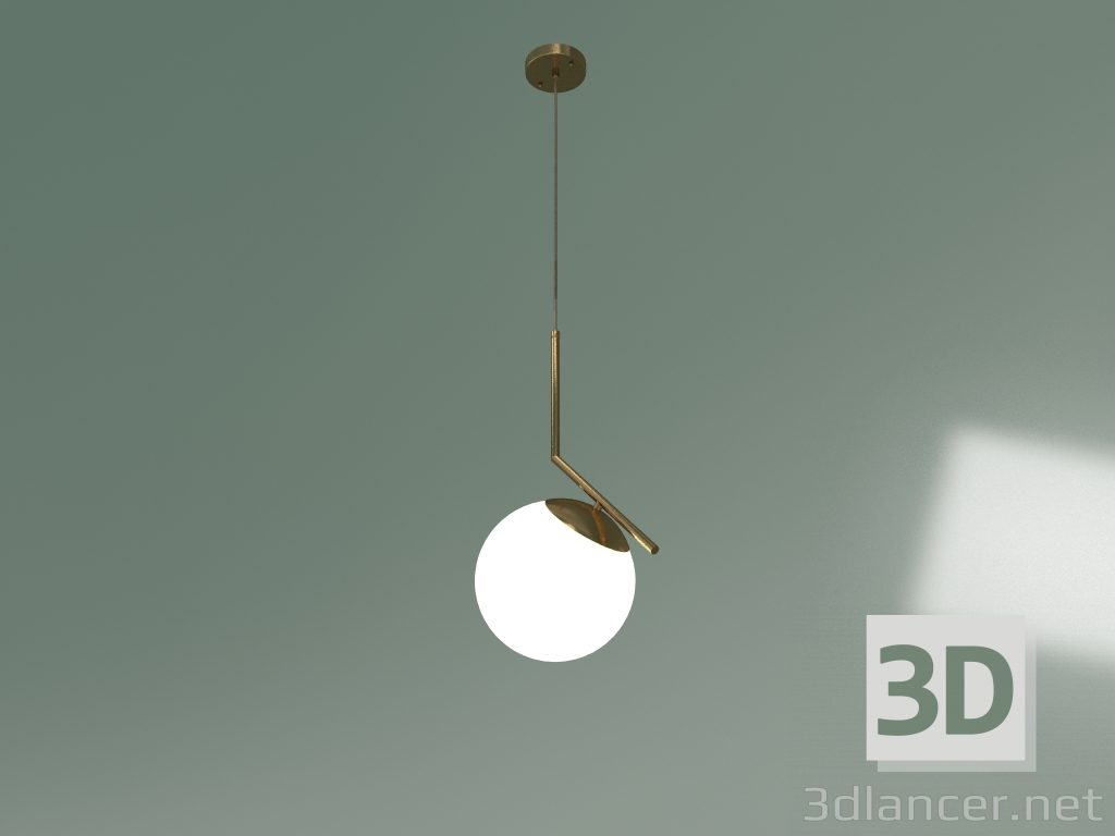 Modelo 3d Luminária pendente 50153-1 (latão) - preview