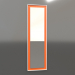 3d model Mirror ZL 18 (450x1500, white, luminous bright orange) - preview