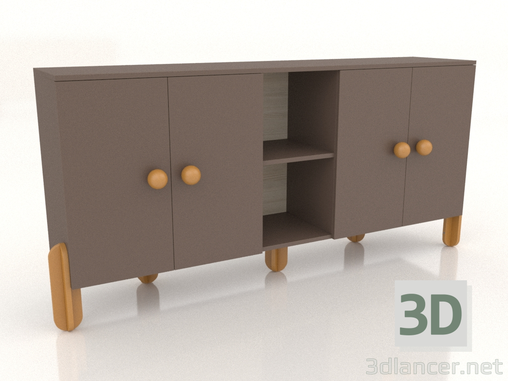 modello 3D Cremagliera ST3 - anteprima