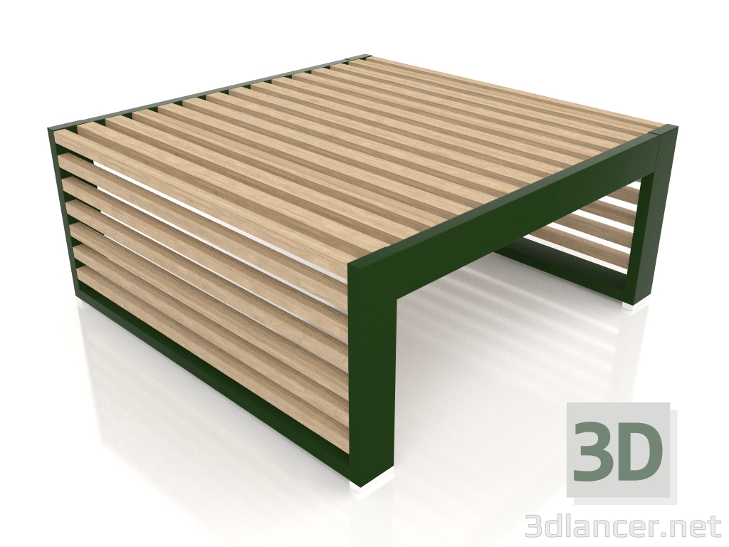 3D Modell Beistelltisch (Flaschengrün) - Vorschau