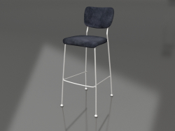 Bar stool Benson 75.5 cm (Dark Blue)