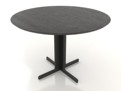 Table à manger 1100 mm (extensible, option 1, chêne noir)