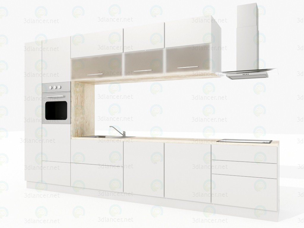 3d model Kitchen - preview