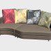 3D Modell Modular Sofa Paris Air Show (IV-Variante) - Vorschau