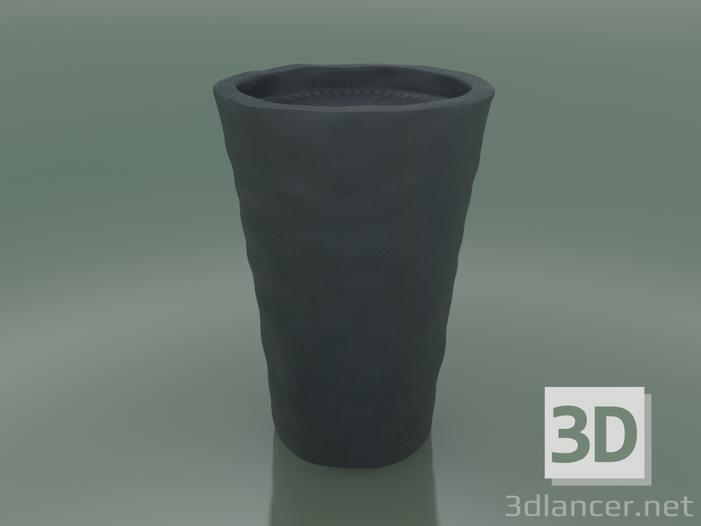 3d model Vase Cono Cemento (H 60 cm) - preview