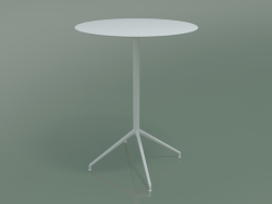 Table ronde 5752 (H 103 - Ø79 cm, Blanc, V12)