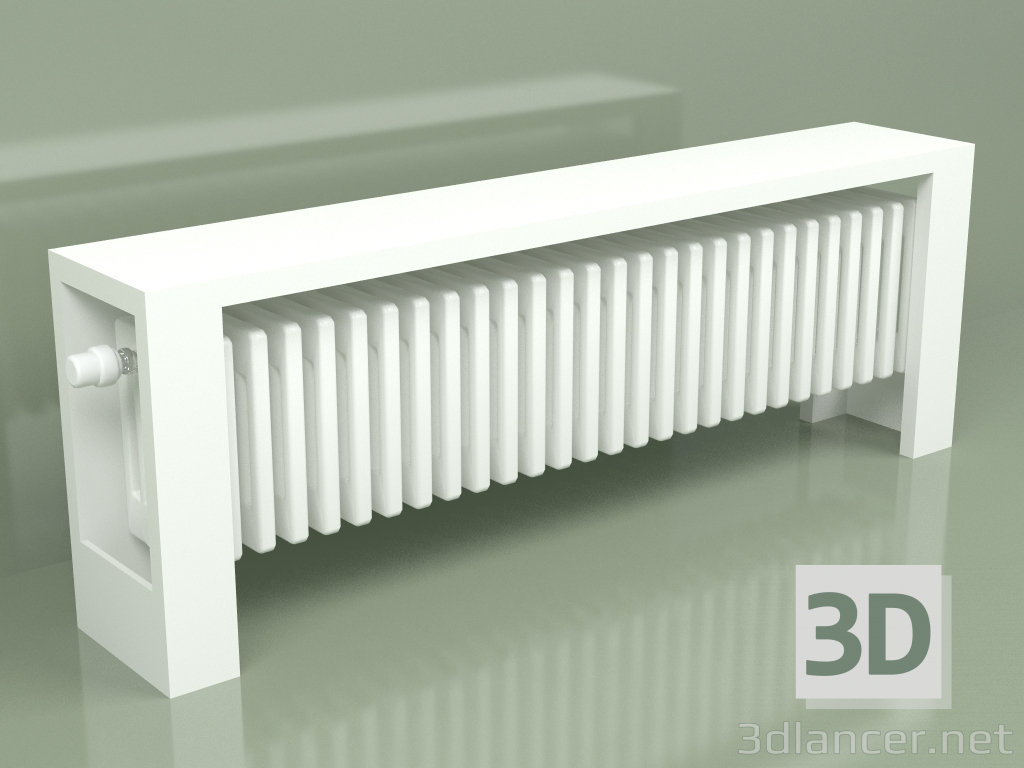 3d model Radiator Delta Column Bench V (H300 L1400 B177, RAL - 9016) - preview