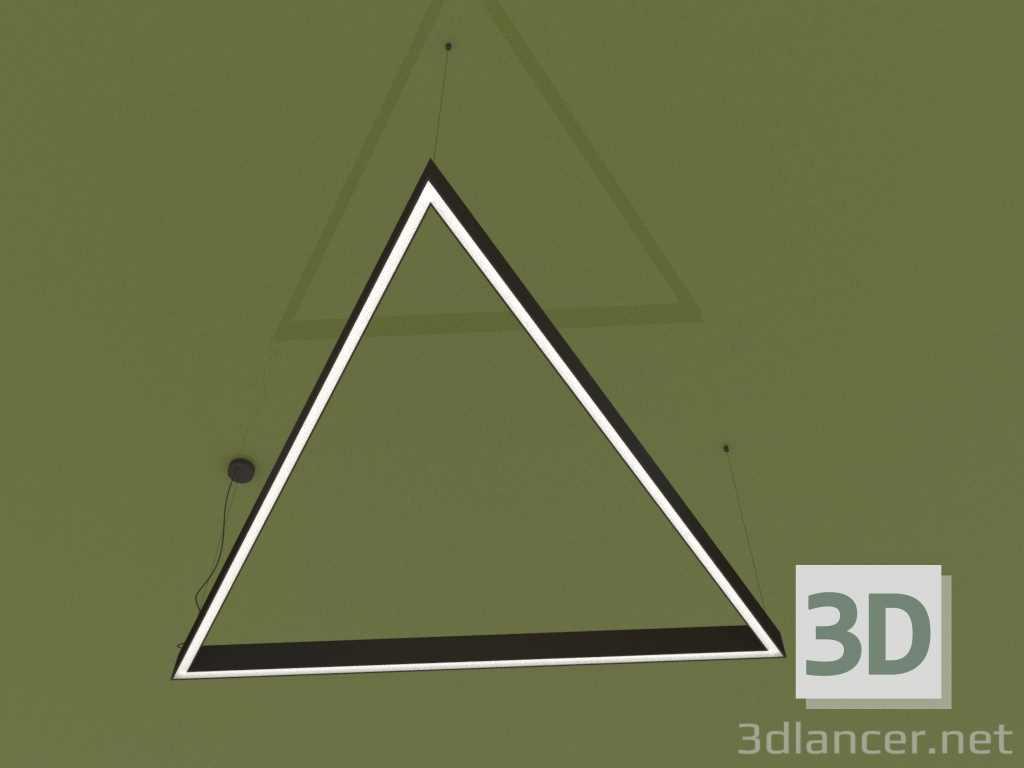 3d model Luminaria TRIANGOLO (1086 mm) - vista previa