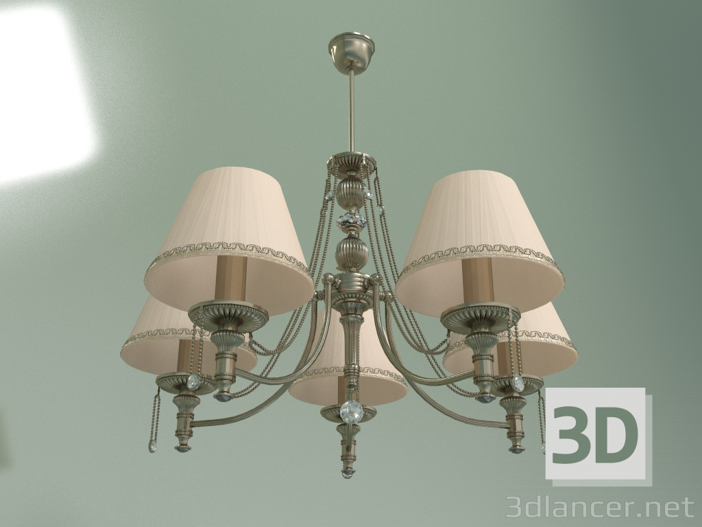 modello 3D Lampadario NICO ABAZUR NIC-ZW-5 (PA) - anteprima