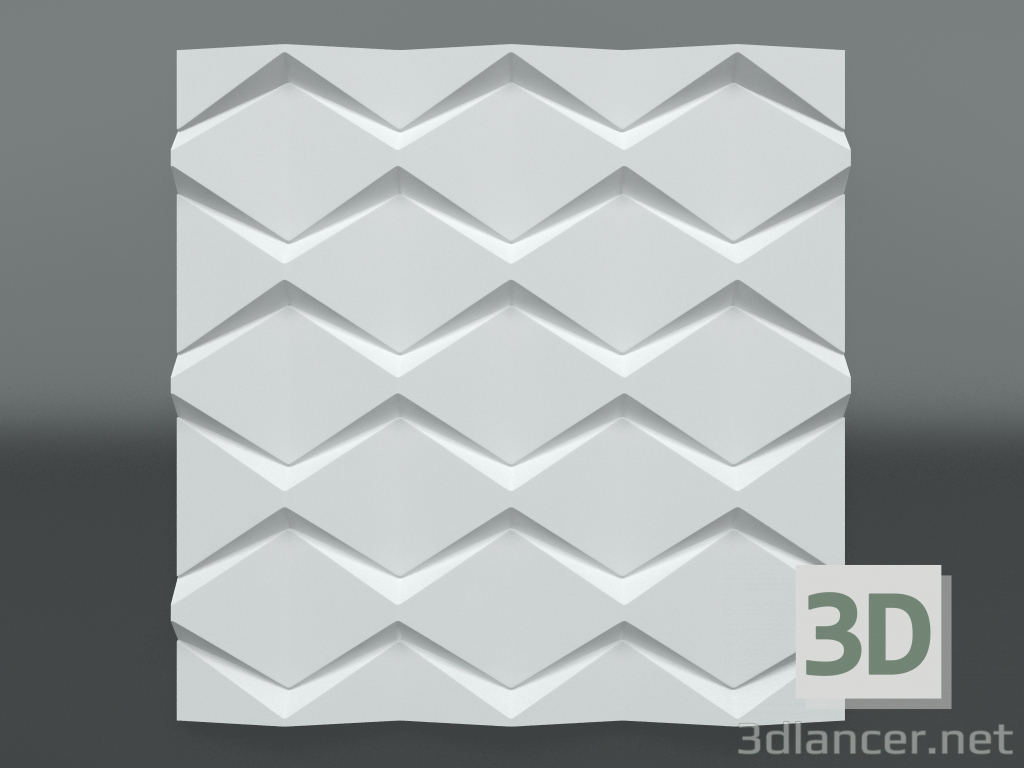 3D modeli Alçı 3d panel S-212 - önizleme