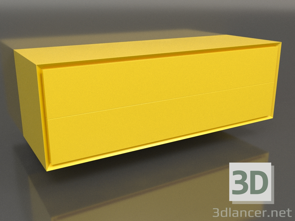 3d model Cabinet TM 011 (1200x400x400, luminous yellow) - preview