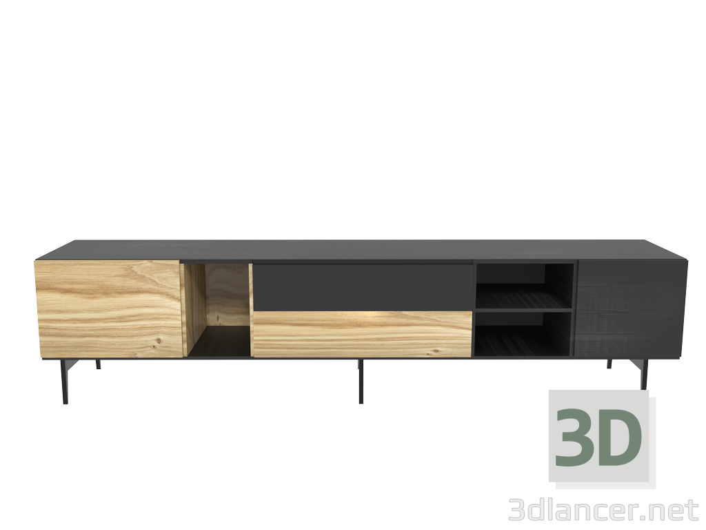 3d TV stand Cadira ON TV_02 model buy - render