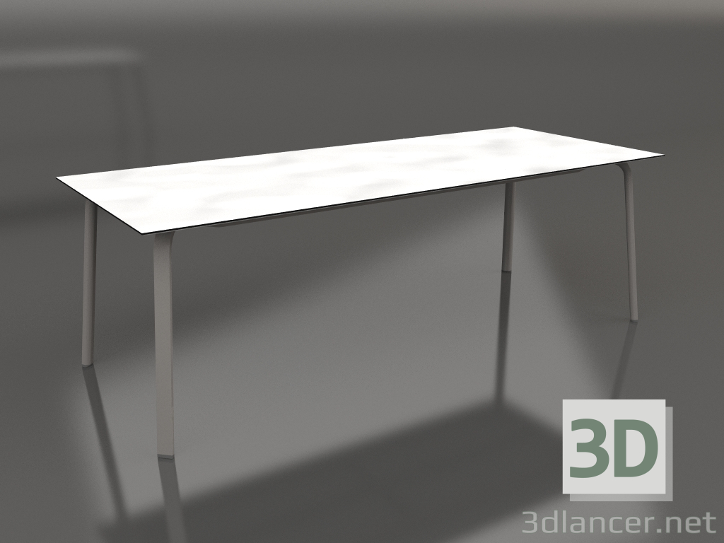 Modelo 3d Mesa de jantar 220 (quartzo cinza) - preview