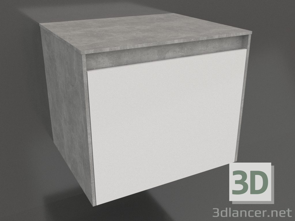 3D Modell Hängeschrank 60 cm (MOB0106BS+MOB0706W) - Vorschau