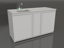 Стол-мойка 1500 смс-д пп