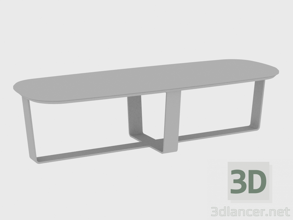 Modelo 3d Mesa de café OMEGA (160X55XH35) - preview