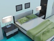 A set of furniture in the bedroom