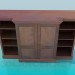 modèle 3D Armoire avec étagères - preview